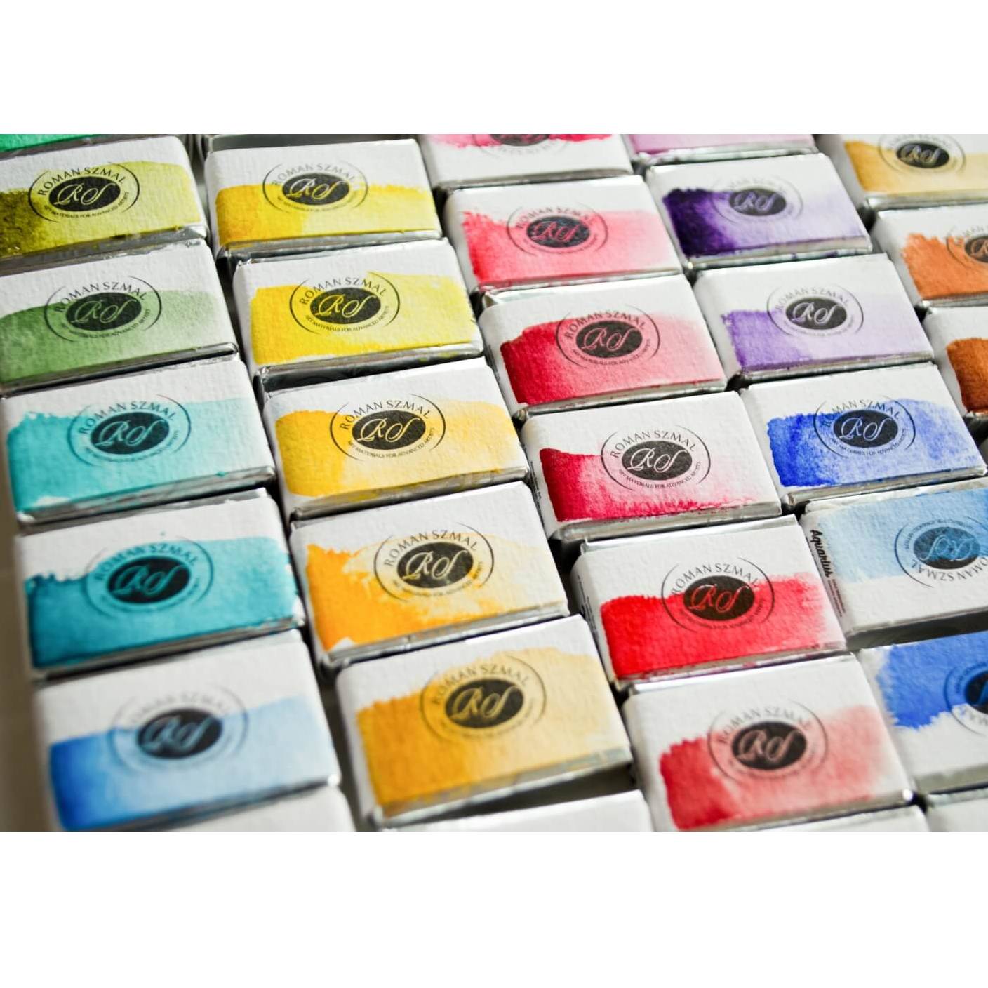 波兰RS水彩S1 S2系列全块固体颜料分层沉淀矿物色手工大师级颜料