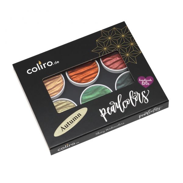Coliro 秋季珍珠色彩套装 珍珠光泽彩妆组合 多色眼影腮红高光盘 节日礼物彩妆礼盒