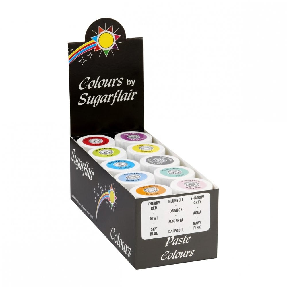 Spectracide Pastel Paste 10色全套色膏套装 柔色膏 蛋糕翻糖奶油调色 食用色素