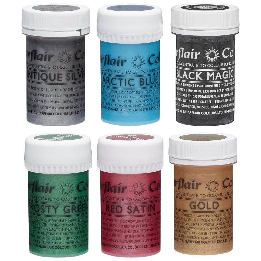 Spectracide 缎光膏状食用色素25克 烘焙蛋糕翻糖奶油调色 食品级安全色膏