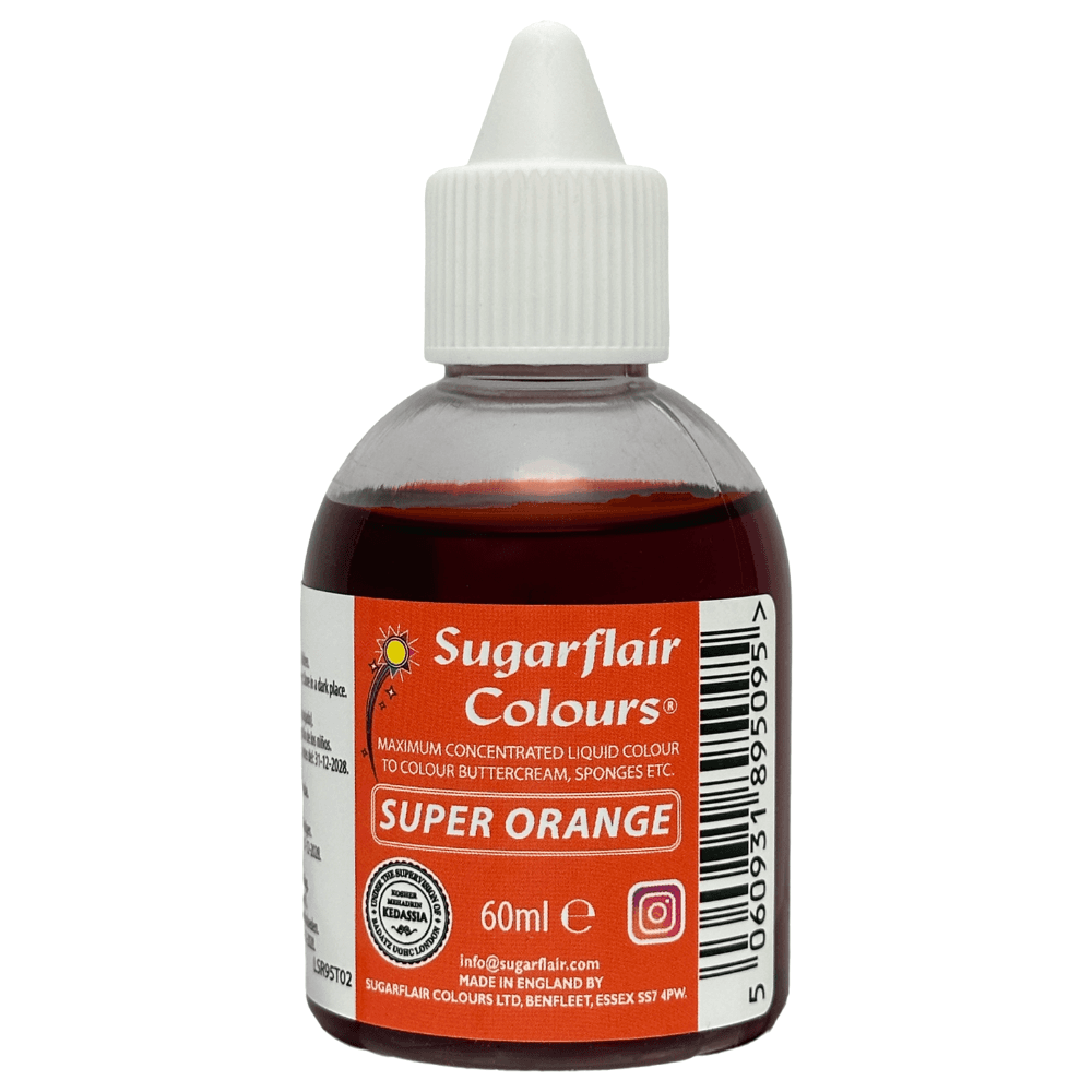 Spectracide Super Orange超浓缩液体色素60毫升 食品级高浓度染色剂 烘焙饮料调色 安全无毒