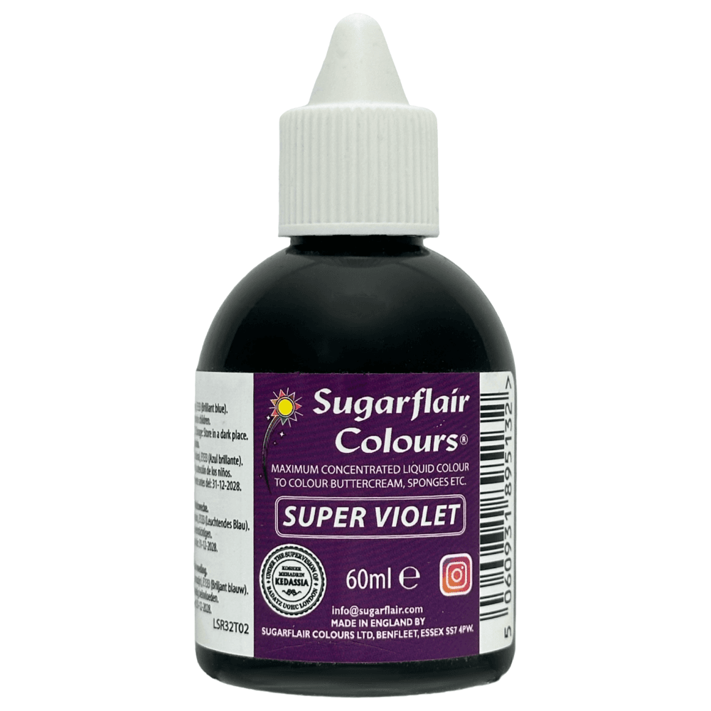 Spectracide 超级紫罗兰 高浓度液体色素60毫升 食品级染色剂 烘焙蛋糕饮料调色 高强度着色