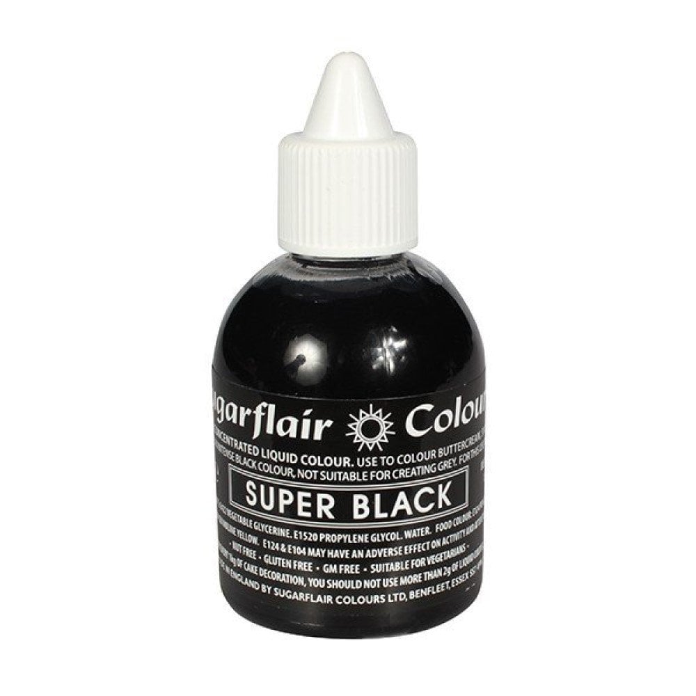 Spectracide Super Black超级黑高浓度液体着色剂60毫升 强力染色剂 手工DIY颜料 食品级安全色素
