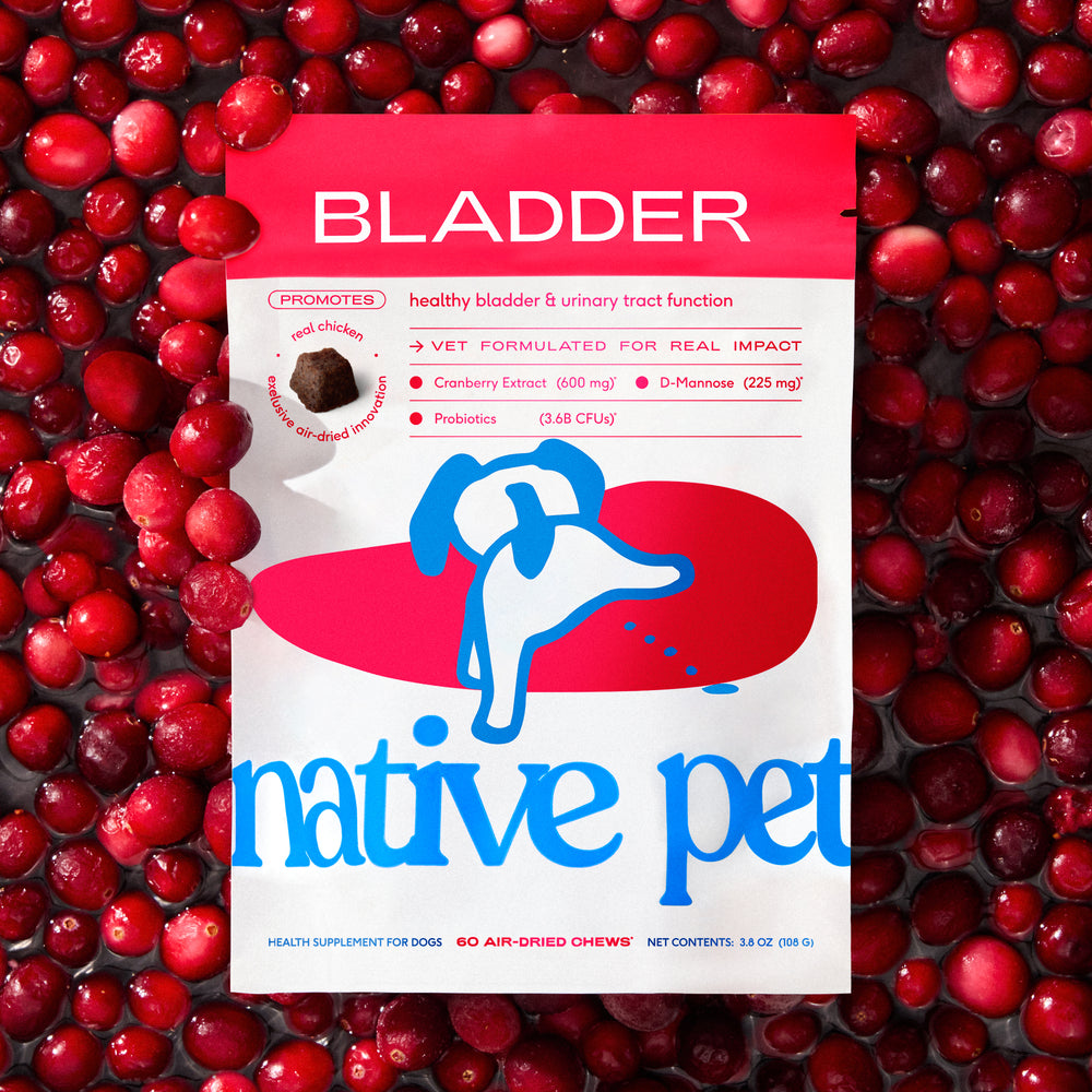 Native Pet 宠物膀胱护理补充剂 天然成分 支持泌尿系统健康